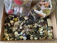 Vintage Buttons and craft items