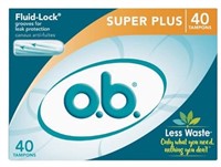 40Pcs Tampons Super Plus Absorbency