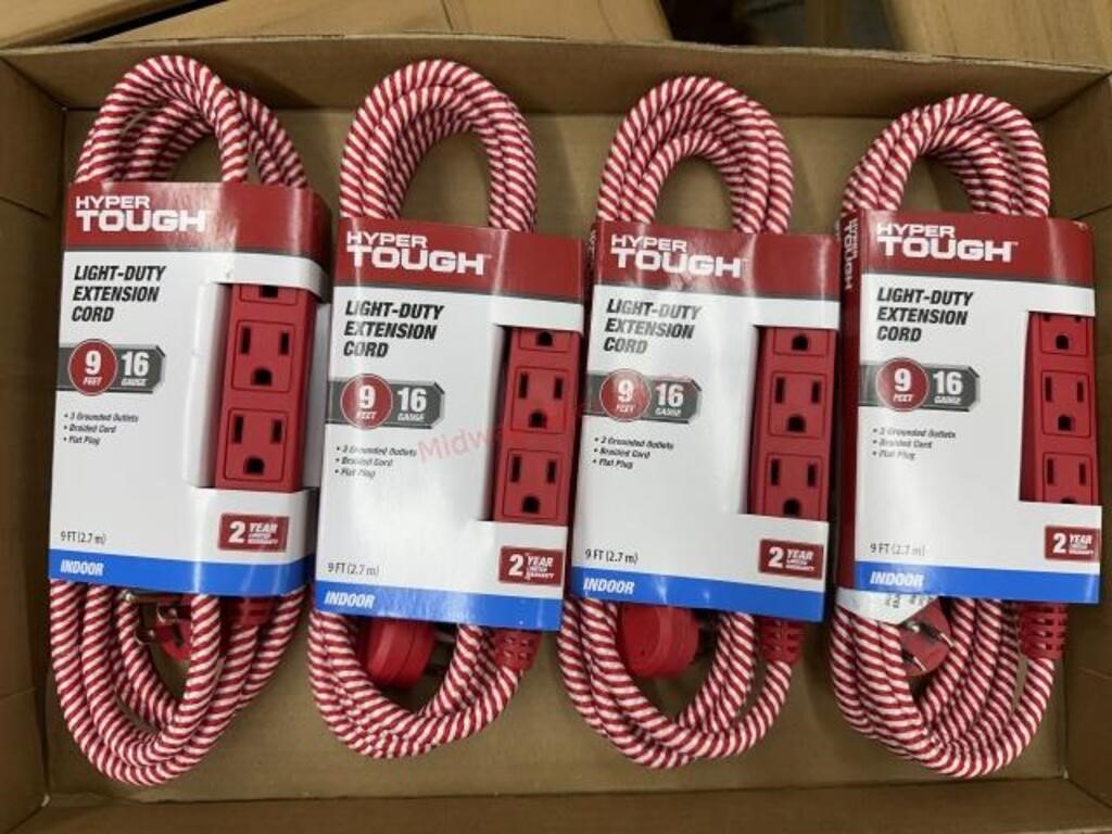 4-9 ft hyper tough extension cords