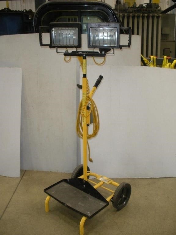 Fostoria Work Light on Wheels