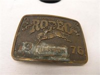 1976 Hesston National Finals Rodeo Belt Buckle;