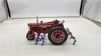 Farmall 350 Tractor with Cultivator 1/16