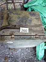 Armed Forces Metal and Wood Filing Trunk  #2641