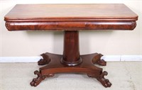 American Classical Mahogany Game Table