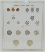 Twentieth Century Type Coins Set - Lots of Silver,