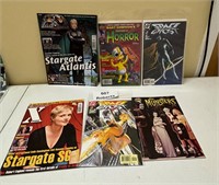 Lot of 6 SciFi Magazines & Comic Books Munsters