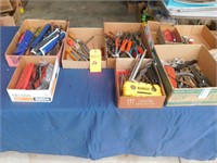 Lot 56  Misc Tools, Wrenches, Screw Drivers,
