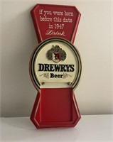 DREWRYS BEER SIGN