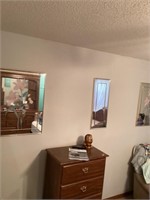 Three-piece mirror decor