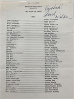 No Blade of Grass signed casting list Signed by Co