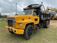 1987 FORD F800 S/A DUMP TRUCK, 1FDXK84N8HVA52645,