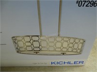 Kichler oval pendant - 26" x 13" x 8" - brushed