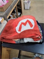 Mario throw blanket