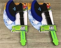 2 New Aqua Battle Axes Water Toy