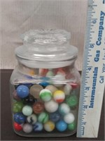 Jar Marbles - a few possible uranium glass
