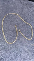 .925 Silver Necklace 24" 13 grams (Broken clasp)