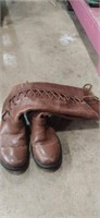 Born brown Leather riding boots size 9