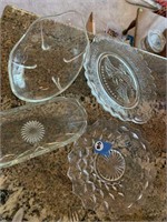 COLLECTIBLE GLASS PLATES & DISHES
