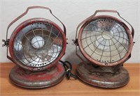 (2) Old Dietz Shop Lights