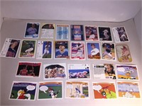 MIXED BASEBALL CARDS & LOONEY TUNE CARDS LOT