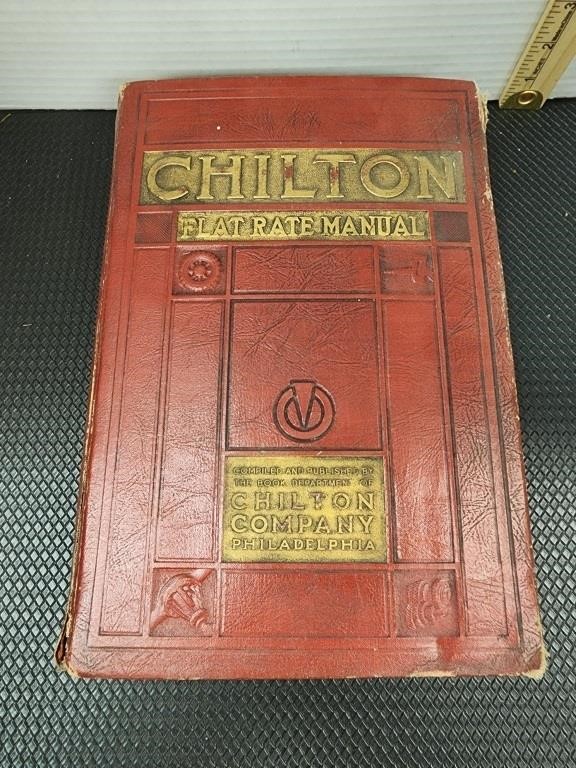 1936 Original Chilton Flat Rate and Service