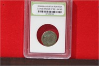 A Slabbed Large Bronze Roman Coin