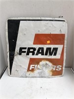 Fram Filters Metal Sign - Corrosion in one side