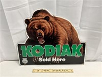 Kodiak Tin Sign