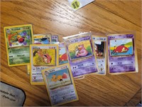 1999 Pokeman and Pocket Monsters Cards 11 cards