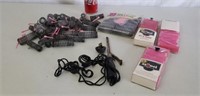 Antique Curling Iron, Rollers and Picks