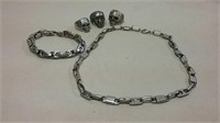 Skull Rings, Chain & Bracelet