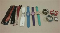 Lot Of Watches & Straps