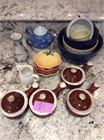 Bean pots, colorful ceramic mixing bowls, & more