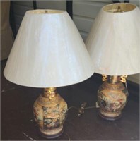 Oriental Lamps Set of Two
