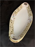 HAND-PAINTED NIPPON OBLONG TRAY - 12.5 X 5.75 “