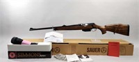 Sauer Model 202 Deluxe 375 H&H Mag Rifle w/ Scope