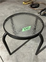 Small Glass Top Plant Stand
