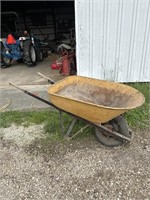 Wheel Barrel 5-3/4 Cubic Feet  (Does have Flat