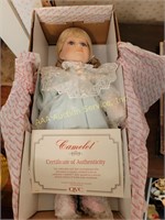 Camelot doll, with COA
