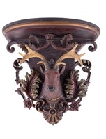 Black Forest Style Deer Shelf