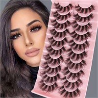 10 Pairs Fluffy Lashes  * SEE IN HOUSE PHOTOS*