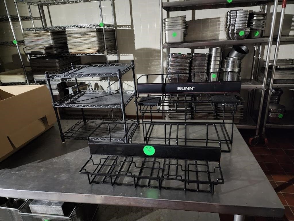 ASSORTED COUNTERTOP RACKS