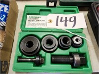 Greenlee Ball Bearing Knock Out Punch Set