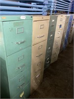 4 metal file cabinets