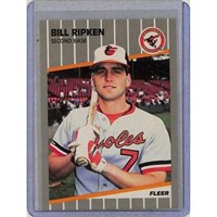 1989 Fleer Billy Ripken F Face Card High Grade