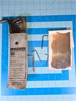 Craftsman Allen Keys and scraper/shaper blades