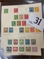 1922-1925 COIL STAMPS PRESIDENTIAL/MONUMENTS