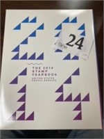 2014 COMMEMORATIVE YEAR BOOK WITH STAMPS