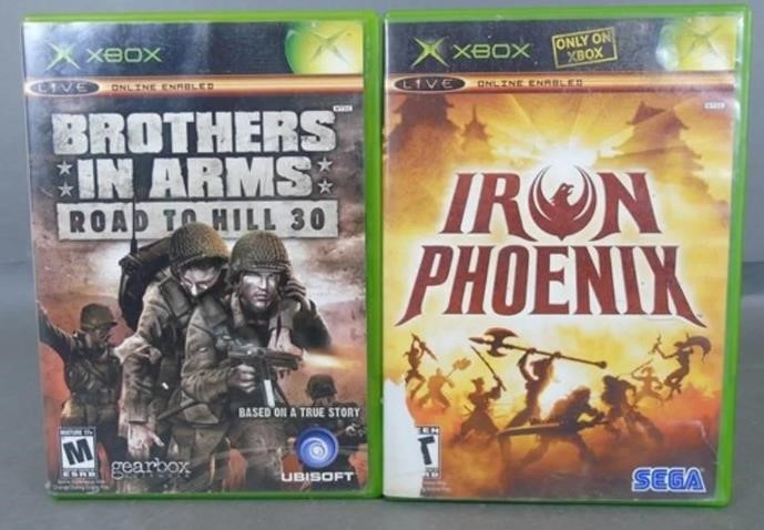 Brothers In Arms and Iron Phoenix XBOX Games