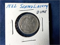 1882 SEATED LIBERTY DIME